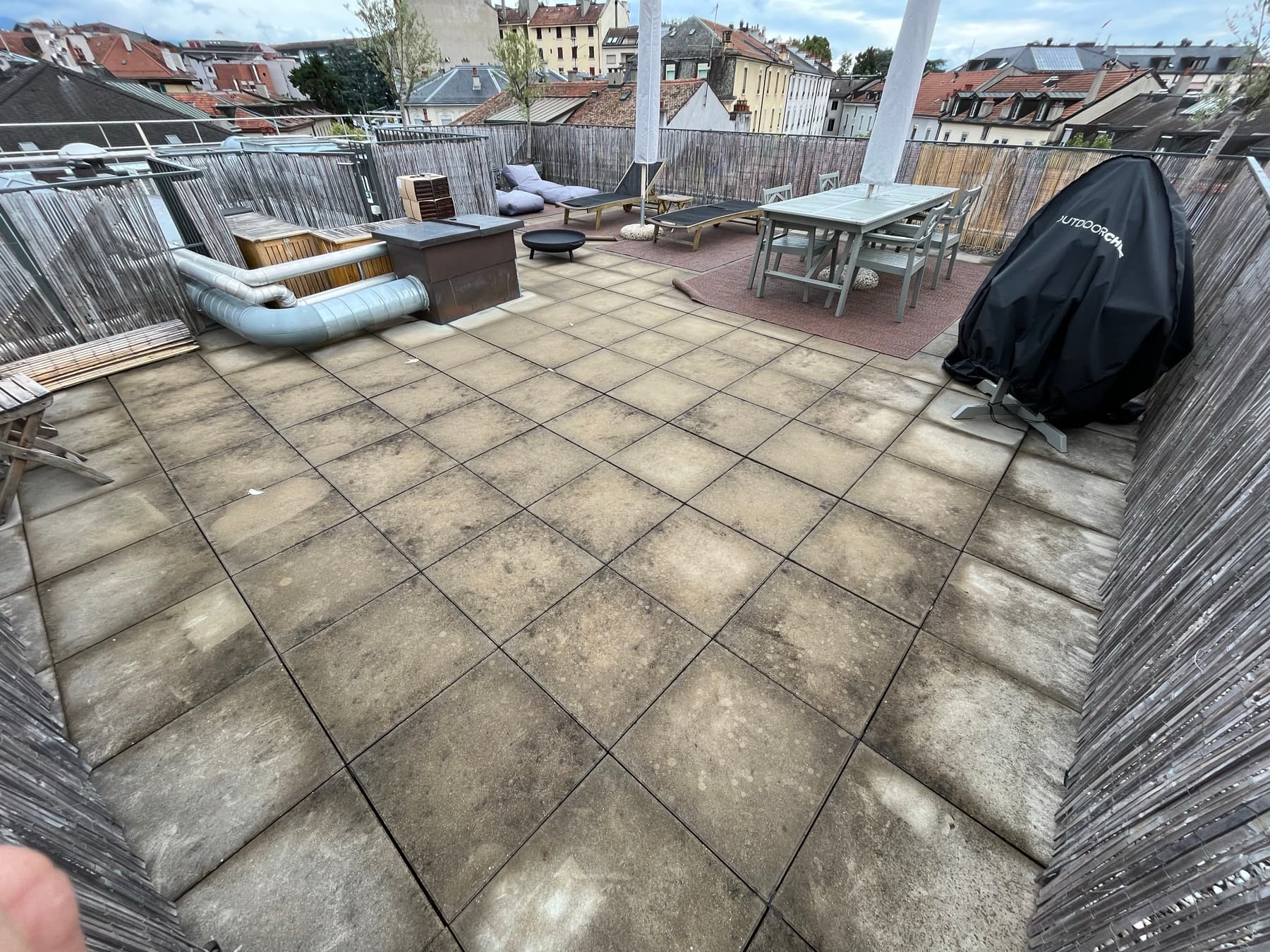 Avant travaux — Terrasse en bois — Jad