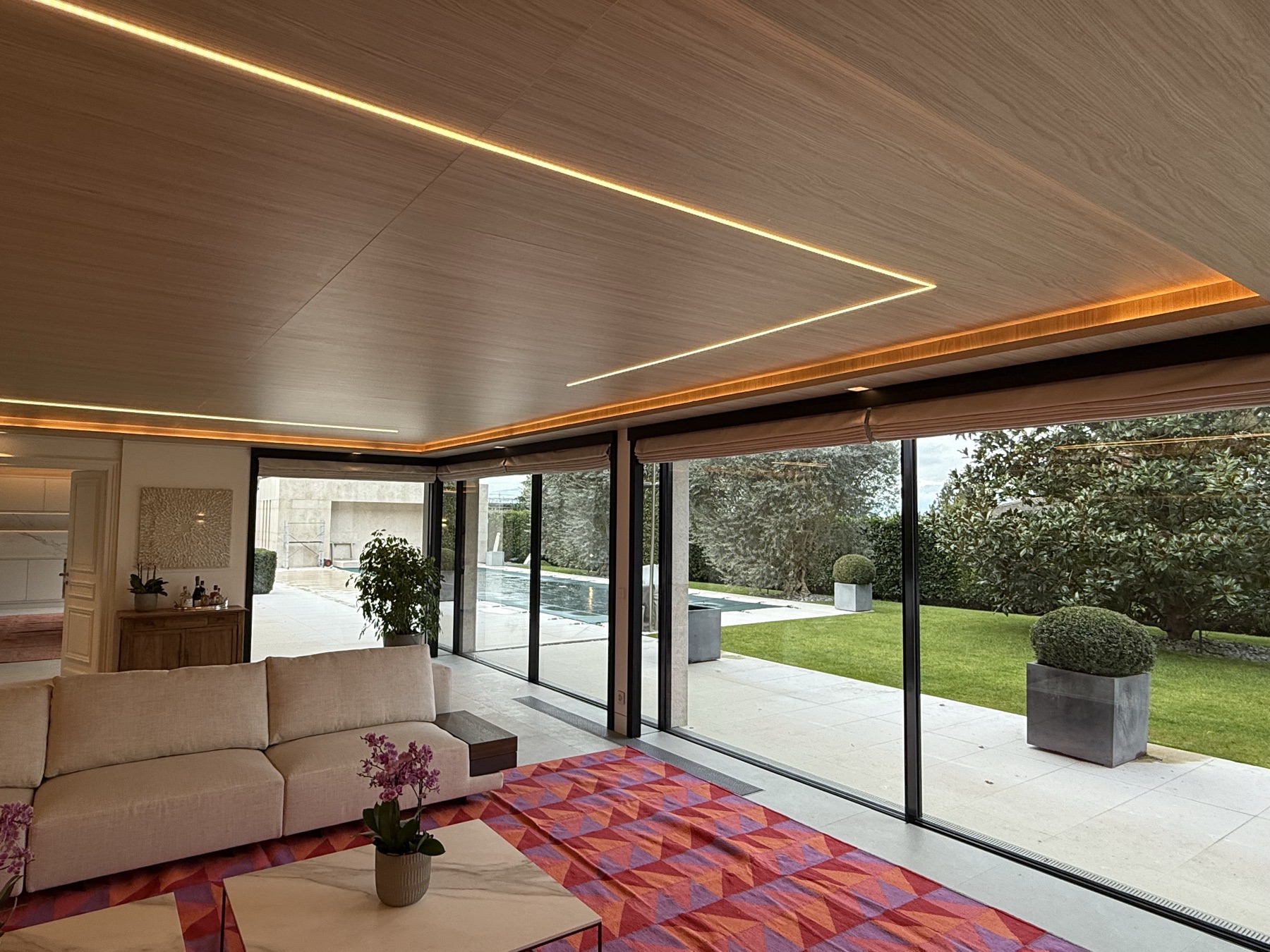 Plafond en chêne — Cologny