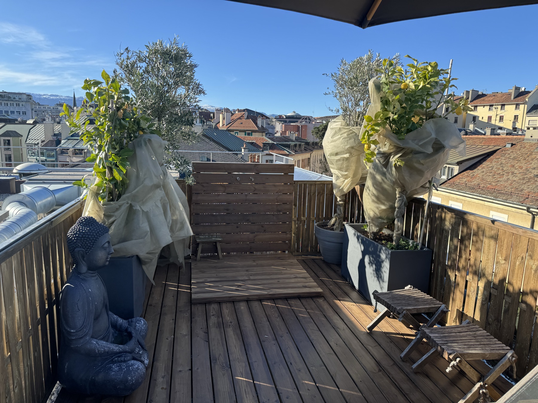 Terrasse en bois — Jad